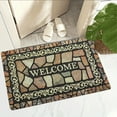 thumbnail image 6 of LEHOZIHEQ Retro Door Mat, Welcome Doormat Decorative Home Floor Mat, Non Slip Rubber Back and Strong Water Absorption for Outdoor Indoor Entrance Decor, 6 of 6
