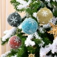 thumbnail image 7 of Hwkond Christmas Indoor Decoration 1pc Christmas Balls Ornaments Shatterproof Christmas Hanging Balls For Xmas Tree Holiday Wedding Mardi Gras Party,Gold, 7 of 7