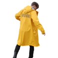 thumbnail image 2 of Long Waterproof PU Rain Poncho Unisex Adult Double Layer Outdoor Single Person, 2 of 6