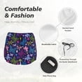 thumbnail image 4 of KLL Colorful Butterflies Pattern Shorts Women,Athletic Shorts High Waisted Running Shorts Pocket Sporty Short Gym Elastic Workout Shorts-Large, 4 of 7