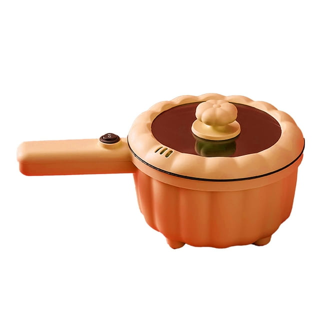 Olla eléctrica multifunción, olla caliente eléctrica con mini olla eléctrica, olla eléctrica para Fideos con mango largo, construcción robusta