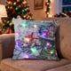 thumbnail image 1 of Funda de almohada de poliéster, decoración navideña, almohadas LED navideñas, regalos navideños, almohadas LED que pueden parpadear o permanecer encendidas, dos modos de cambio, cojines de sofá estamp, 1 of 6