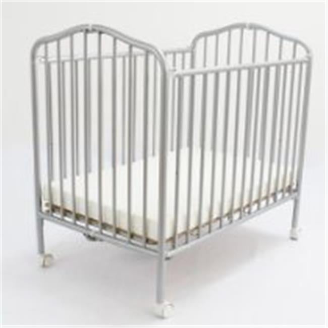 L A Baby Portable Crib Pewter - Walmart 