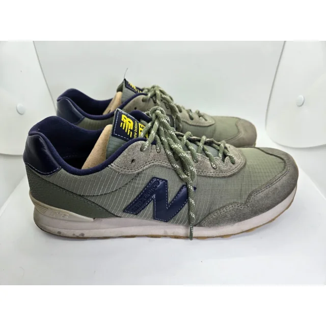 New Balance 515 Shoes Men's 11 D Green Norway Spruce Suede Athletic Gym Sneakers