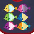 thumbnail image 4 of Inktastic Tropical Fish Lover Girls Baby Bib, 4 of 4