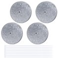 thumbnail image 1 of DECOHS 4 Pack Zinc Anode Plate- Zinc Anode Weight- Anti Electrolysis Sacrificial Anode with 8 Plastic Ties for Salt System Swimmin, 1 of 7