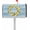 Blue Yellow Green White, variant on Summer Lemon Mailbox Covers Magnetic Standard Size 18.5" x 21.7" Floral Leaves Replaceable Post Wraps Letter Box Cover Blue Wood Grain Welcoming Outdoor Decoration for Yard Patio Garden
