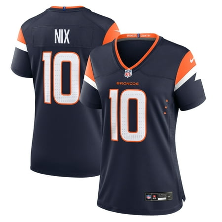 Women's Nike Bo Nix Navy Denver Broncos Alternate Game Jersey