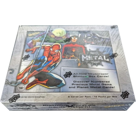 2021 Upper Deck Marvel Metal Universe Spider-Man Trading Cards Hobby Box