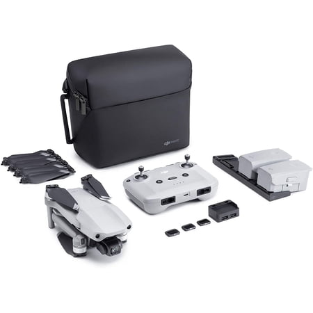 DJI Mavic Air 2 Fly More Combo - Drone Quadcopter UAV with 48MP Camera 4K Video 8K Hyperlapse 1/2" CMOS Sensor 3-Axis Gimbal 34min Flight Time ActiveTrack 3.0 Ocusync 2.0, Gray