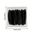 Small Hair Rubber Bands for Girls Small Clear Hair Elastics Hair