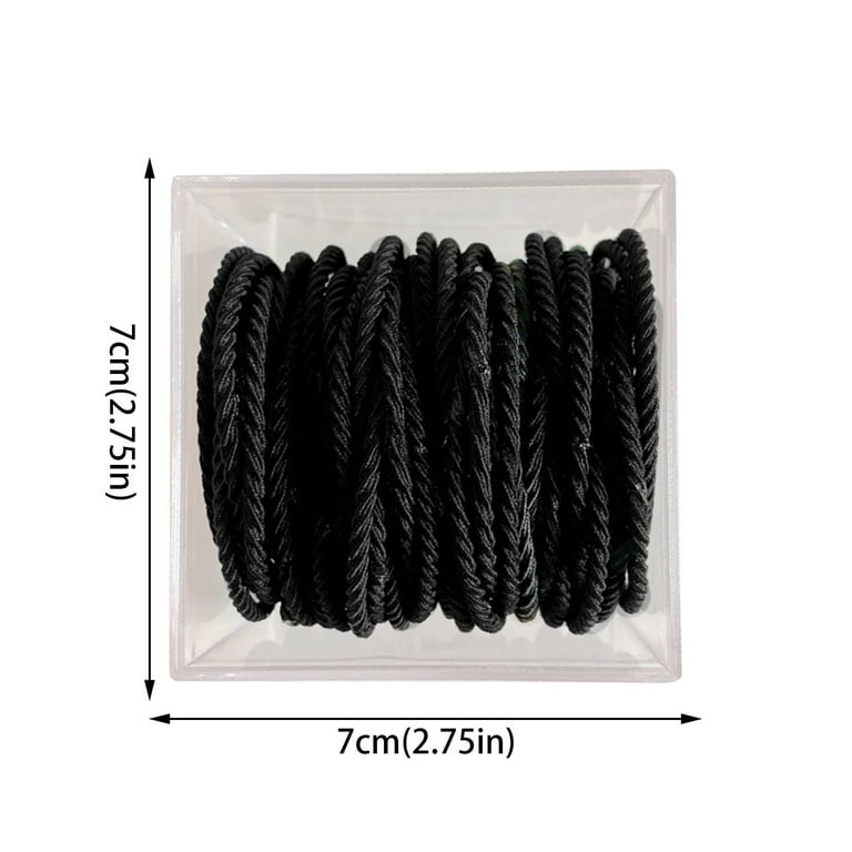 100PCS pony beads are used for hair Macaron plastic process