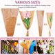 thumbnail image 4 of 1 Juego de bolsas para envolver flores, papel para envolver ramo, bolsa para ramo de flores con cinta, 4 of 5