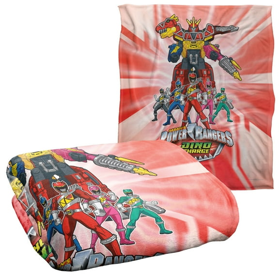 Power Rangers Dino Ranger Officially Licensed Silky Touch Super Soft Throw Blanket 50' x 60'