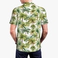 thumbnail image 6 of Wukai Green Hawaii Palms Men’s Polo Shirts,Quick-Dry Athletic Shirt,Classic Fit Shirts-Small, 6 of 8