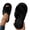 Black, variant on Cross Warm Fluffy Furry Slippers Women Lightweight Flat Heels Fur Slides Woman Autumn Winter Open Toe Non Slip Home Floor Shoes