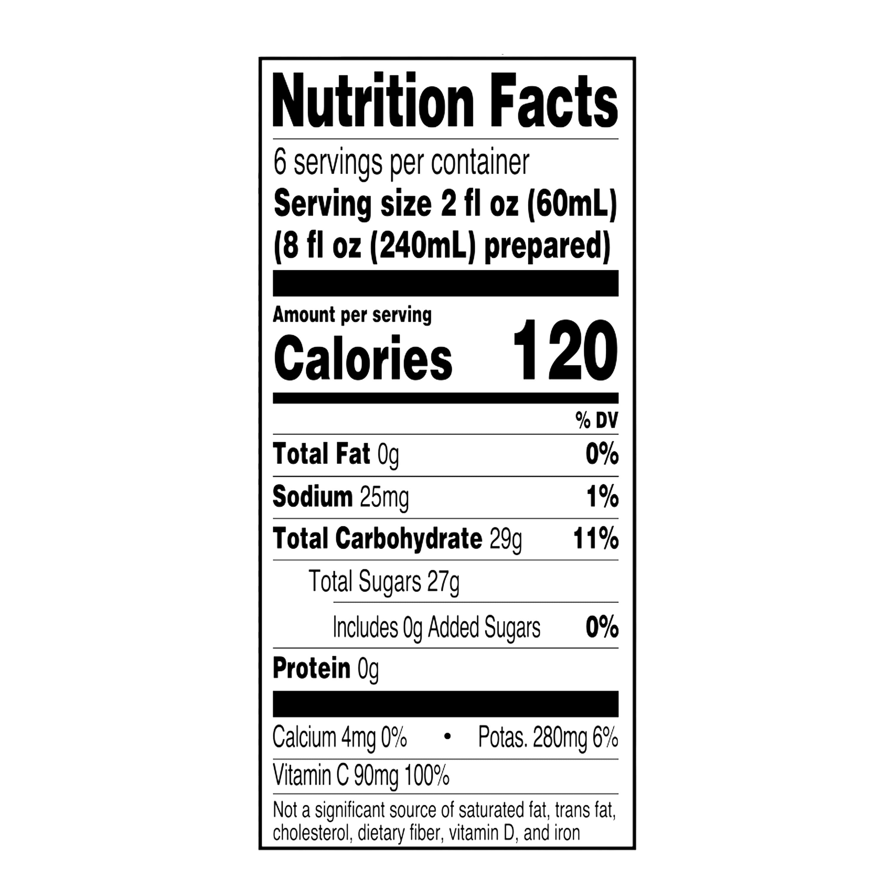 Great Value Apple Juice, 12 fl oz (Frozen)
