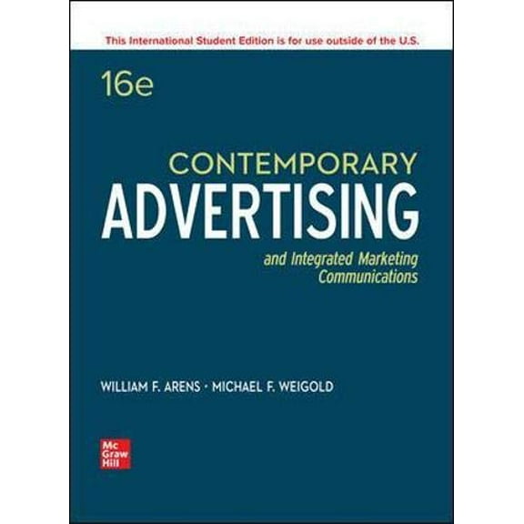 Pre-Owned Contemporary Advertising (Paperback) 1260570835 9781260570830