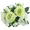 Green, variant on JUANCHENG Artificial Peony Hydrangea Silk Flowers Wedding Bouquet Home Decor Photography Green