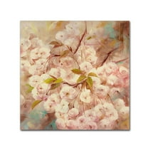 Trademark Fine Art "Rose Bush I" Canvas Art by Li Bo