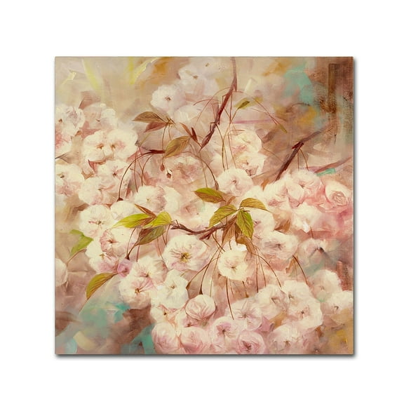 Trademark Fine Art "Rose Bush I" Canvas Art by Li Bo