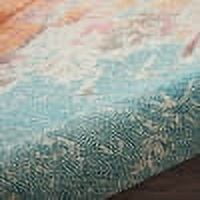 Nourison Celestial Abstract Sealife 2'2" x 7'6" Area Rug, (2x8)