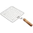 thumbnail image 3 of Stainless Steel Wire Roaster Papad Jali Wooden Handle Square with Roasting Net,Papad Jali,Roti Jali,Roaster Stainless Steel Square Roti Grill, 3 of 14