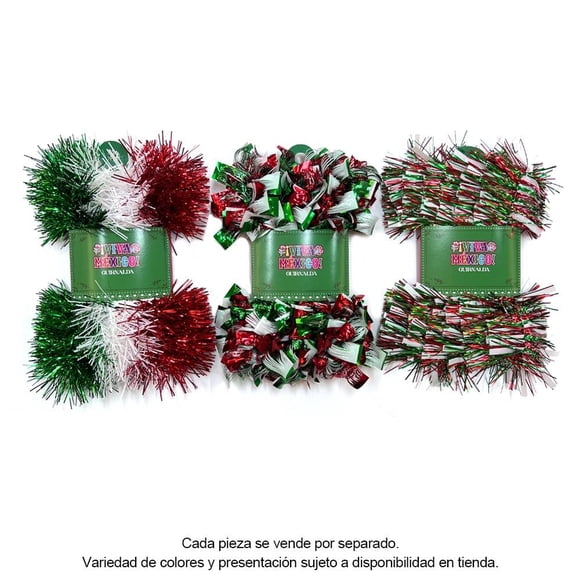 Guirnalda Prichos Fiestas Patrias Tricolor 270cm Varios Modelos 1 Pieza