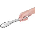 thumbnail image 2 of Catering Tongs 24.5 cm, Stainless Steel, Kitchen Cooking Tongs, 2 of 4