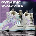 thumbnail image 5 of Bolognifi Men's High Top Basketball Shoes with Breathable Mesh Cushioning Support and Non Slip Sole Basketball Boots, 5 of 6