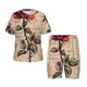 thumbnail image 1 of Balery Vintage Rose Botanical Art Conjunto de Pijama Infantil de Manga Corta con Estampado – Ropa de Dormir de Algodón Suave-3X-Large, 1 of 6