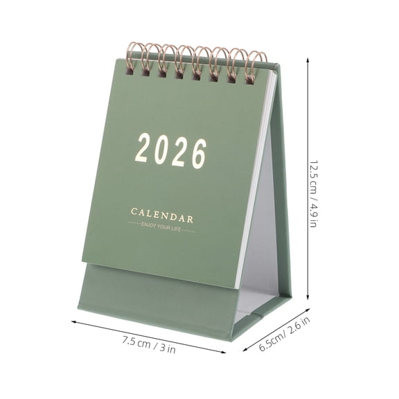 TABLZONE 2026 Standing Desk Calendar - 1 Set, Monthly Planner with Large Date Display for Office and Home Use