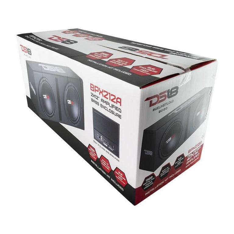 Spirit BPX212A 2 x 12 in. Audio Active Amplified Subwoofer with