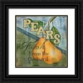 thumbnail image 1 of Lewis, Kim 15x15 Black Ornate Wood Framed with Double Matting Museum Art Print Titled - Local Pears, 1 of 4