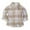 Khaki, variant on Ltctricy Toddler Baby Button down Shirts Boys Girls Plaid Long Sleeve Collared Dress Shirts School Casual Blouses