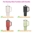 thumbnail image 3 of Tapas de vaso Aimery de 40 onzas para Stanley Cup, paquete de 2, negras, 3 of 6