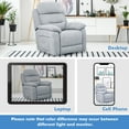 thumbnail image 6 of Costway Power Lift Recliner Chair Sofa for Elderly w/ Side Pocket & Remote Control Grey, 6 of 11