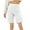 White, variant on Tailored Jean Shorts for Women - High Waist Button Accents & Dual Pockets 3.5" Summer Blue L
