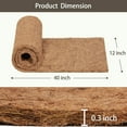 thumbnail image 7 of Coco Liner Roll 40x12 Inch, Natural Coconut Liners for Planters, Thick Coco Fiber Mat for Hanging Basket, Animal Mats and More, Easy to Cut, 7 of 7