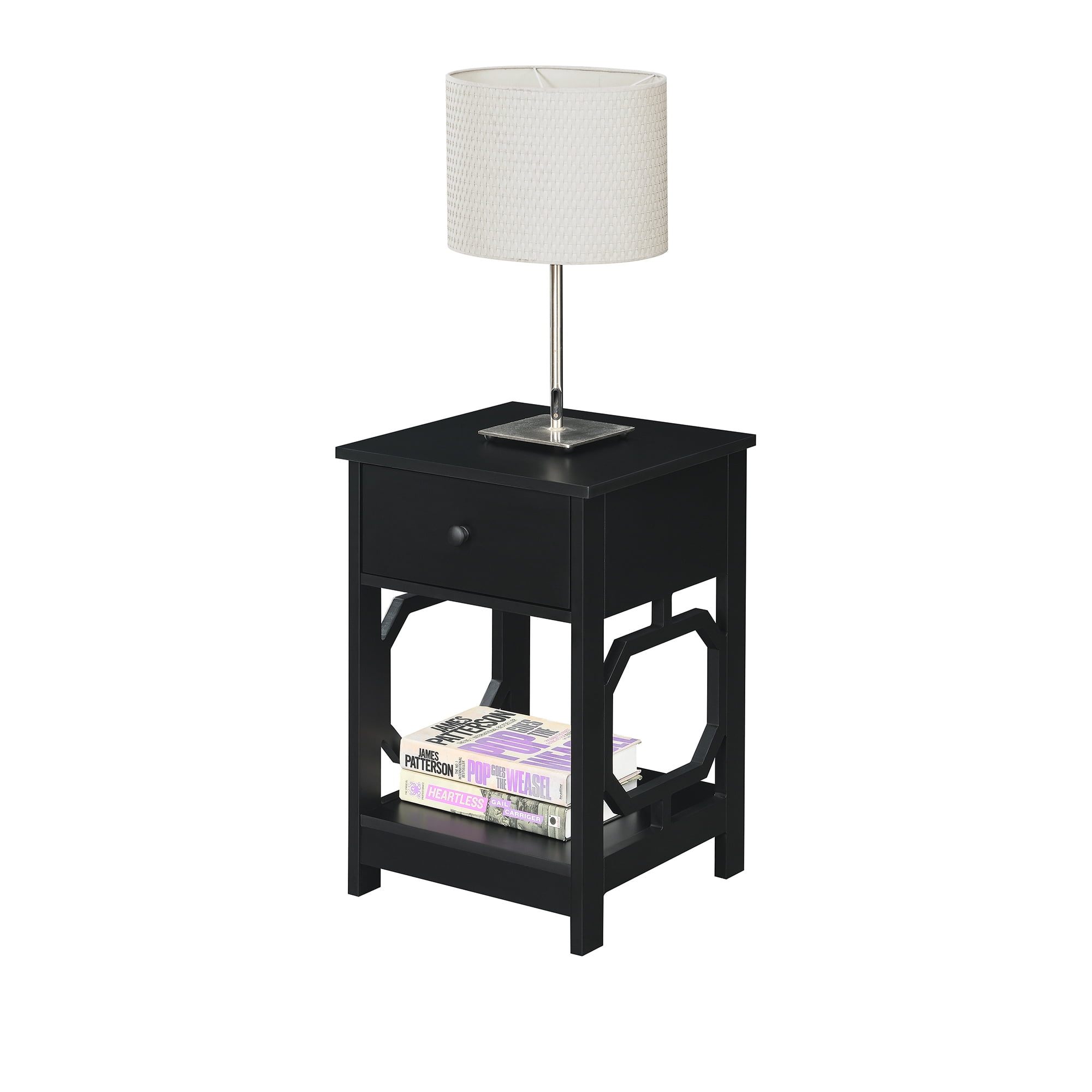 Convenience Concepts Omega 1 Drawer End Table, Multiple Finishes
