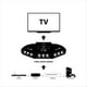 thumbnail image 3 of Conmutador Divisor de Caja Selectora AV Audio y Vídeo 3 Vías con Cable para TV X-Box Reproductor DVD Interruptor Dispositivos, 3 of 6