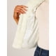 thumbnail image 5 of Abrigo de piel sintética para mujer, chaqueta, cuello de punta, mullido, frente abierto, cálido, prendas de vestir de invierno Blanco L, 5 of 6
