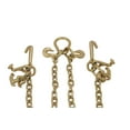 thumbnail image 3 of Mytee Products G70 V-Chain Bridle w/RTJ Cluster Hooks and Grab Hooks, 3' Legs Tow Chain 4700 WLL, 3 of 7