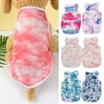 thumbnail image 2 of Durable Dog Clothes - Close-fitting Photo Props - Tie Dye Dog Vest for Teddy - Fine Workmanship - No Pilling Polyester, 2 of 8