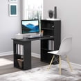 thumbnail image 2 of HOMCOM Bureau d'Ordinateur Moderne avec Étagères de Rangement à 6 Niveaux pour Bureau à Domicile, 2 of 10