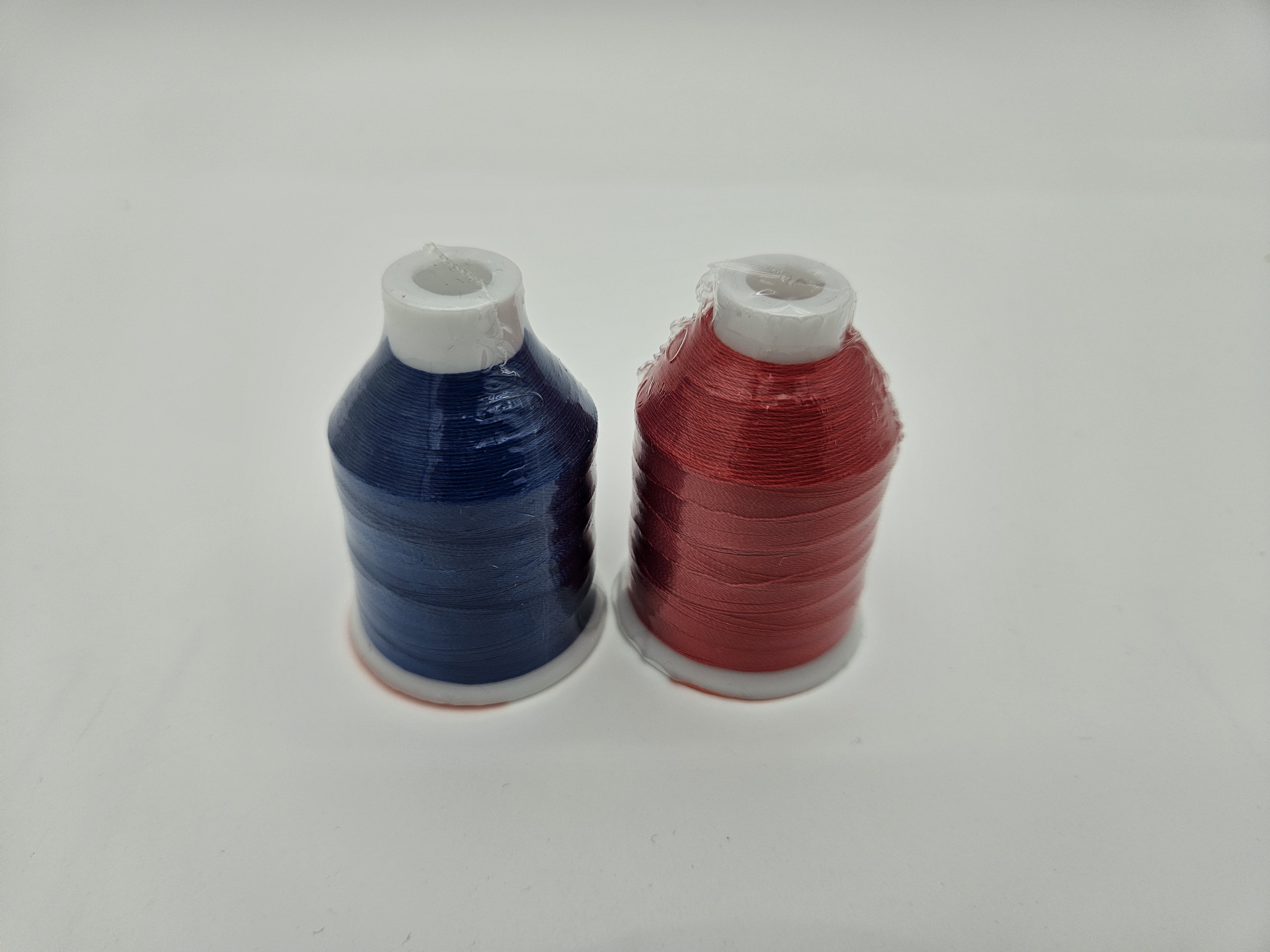 Doublelin Polyester Embroidery Thread, 120D/2, 40wt, High Strength Thread (63 Colors Combo, 500 Meters (550 Yards))