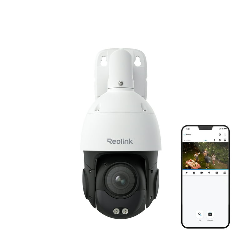 Reo!2018 Reolink 8MP 4K PTZ PoE Security Camera with 16X Optical Zoom, 360