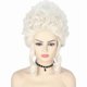 thumbnail image 1 of wonima44 Topcosplay Blonde Short Big Hair Wig Halloween Costume Cosplay Wigs for Women Baroque Beehive Wig, 1 of 1