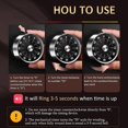 thumbnail image 4 of Magnetic Kitchen Timer - 60-Minute Countdown, Loud Alarm & Stainless Steel Face, 4 of 5