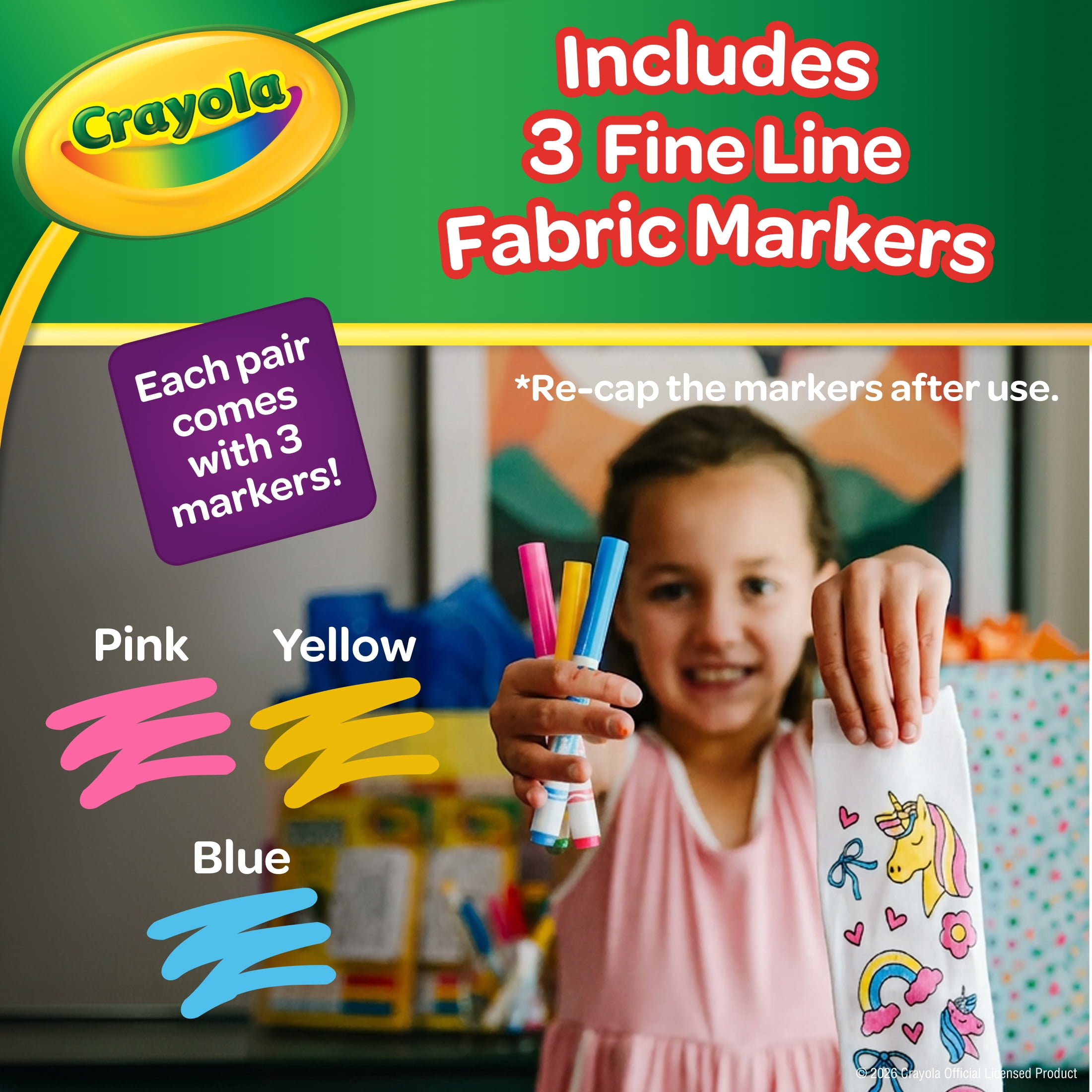 Crayola Color-In Socks Unisex Kids One Size